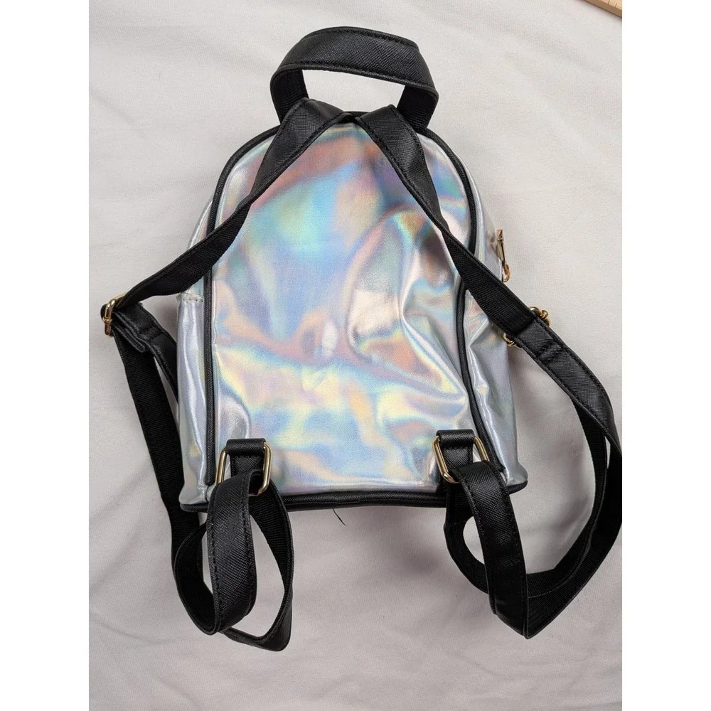 Star Wars Grogu Baby‎ Yoda Mandalorian Holographic Mini Backpack Bag Bioworld